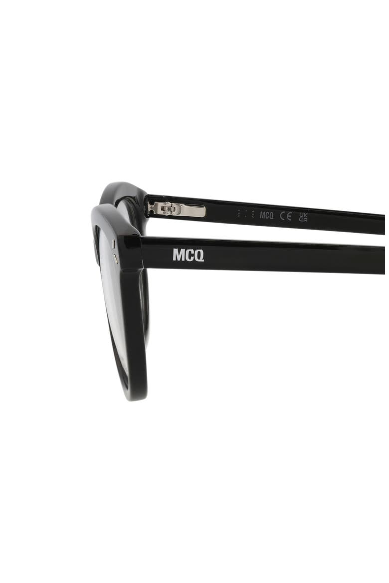 51mm Cat Eye Optical Frames, Alternate, color, BLACK BLACK TRANSPARENT