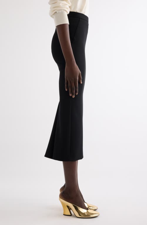 Givenchy Tailored High-waisted Midi Skirt With Back Pleats In Black