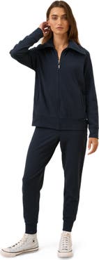 Pact Organic Cotton CloudKnit Zip Jacket