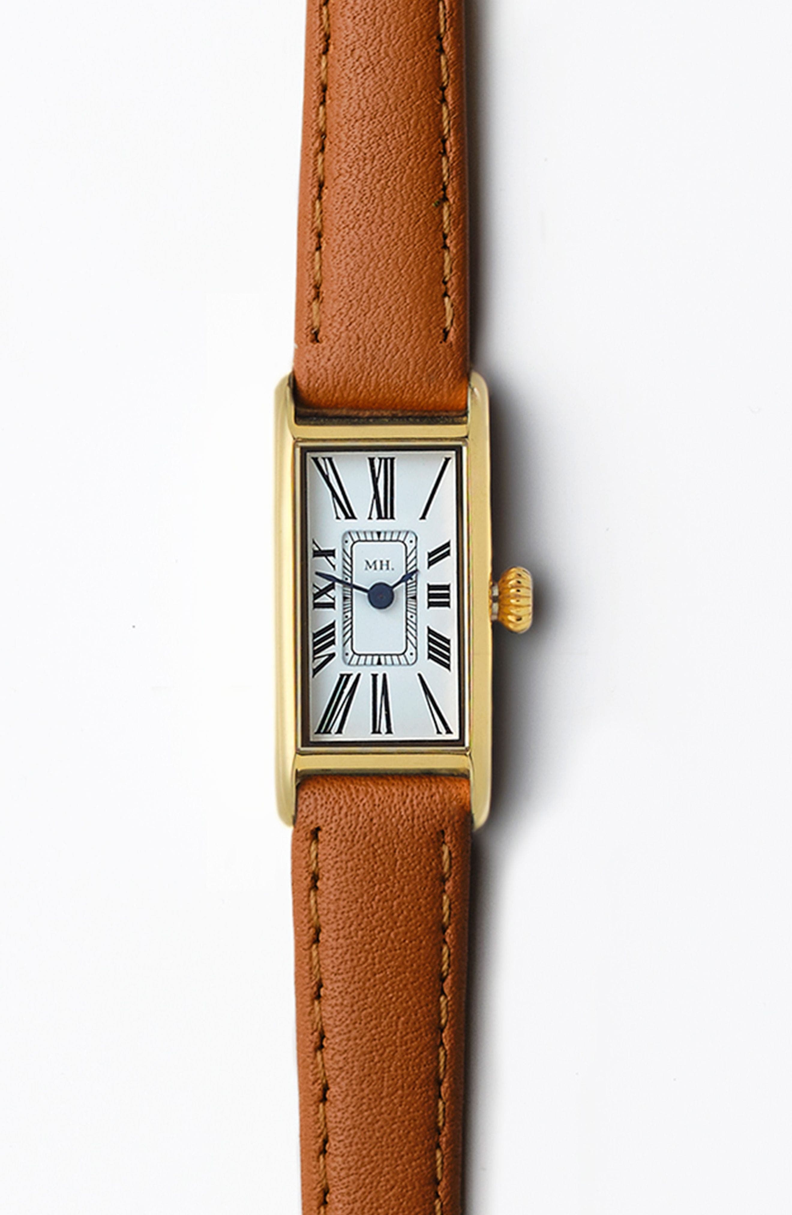 Gold Watch - Tan Strap