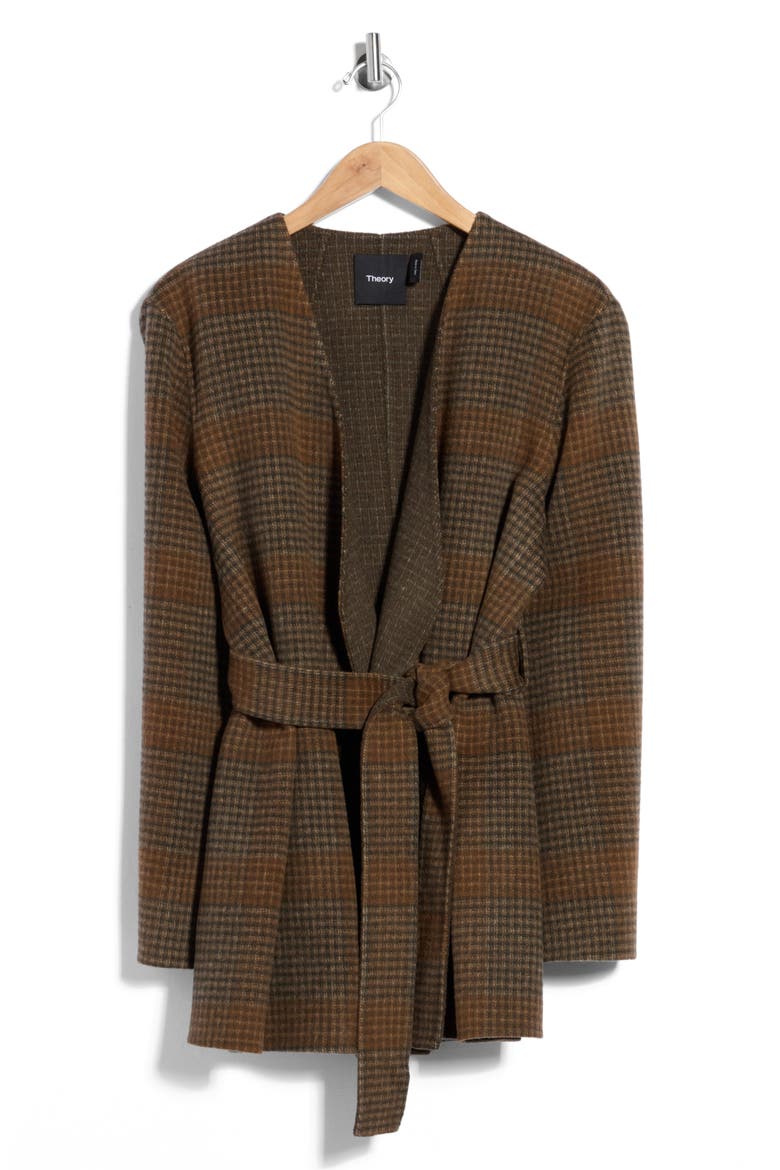 Plaid Wool & Cashmere Jacket, Main, color, ZPD