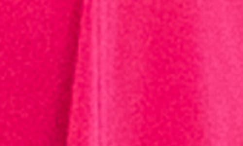 Nina Leonard Chiffon Ruffle Bolero In Dragon Fruit