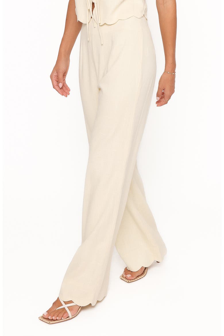 Jensen Scallop Hem Pants, Alternate, color, BUTTER YELLOW