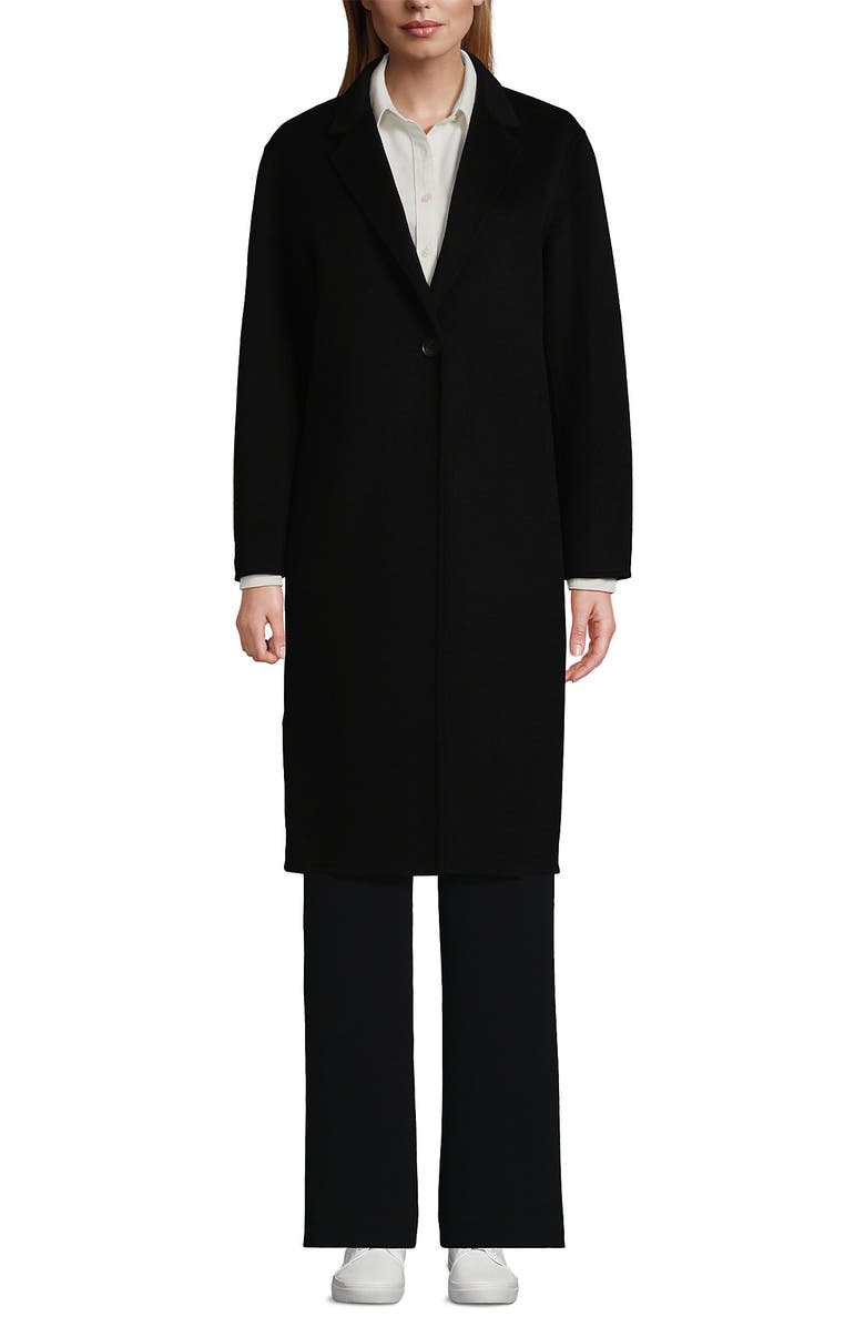 Lands' End Wool Top Coat, Alternate, color, 