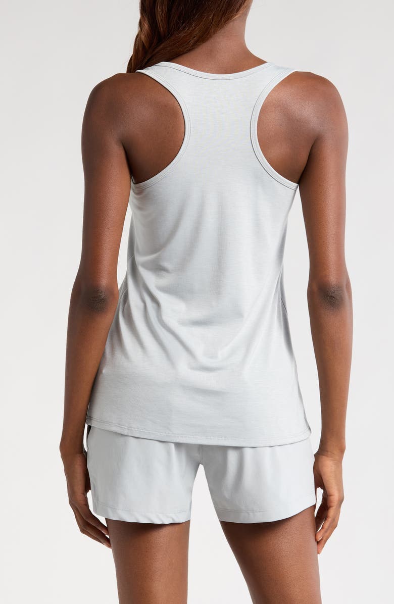 Free Fly Motion Performance Racerback Tank, Alternate, color, Heather Aspen Grey