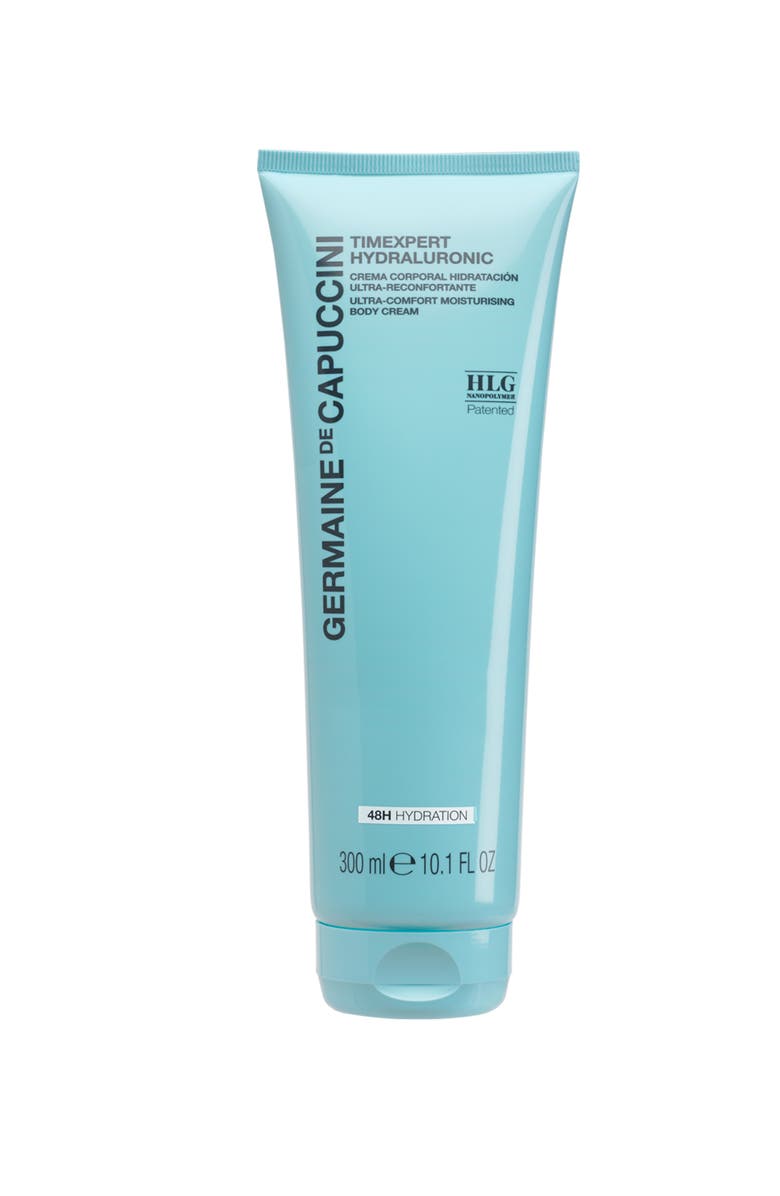Germaine de Capuccini Timexpert Hydraluronic Ultra-Comfort Moisturizing Body Cream, Main, color, Light Blue