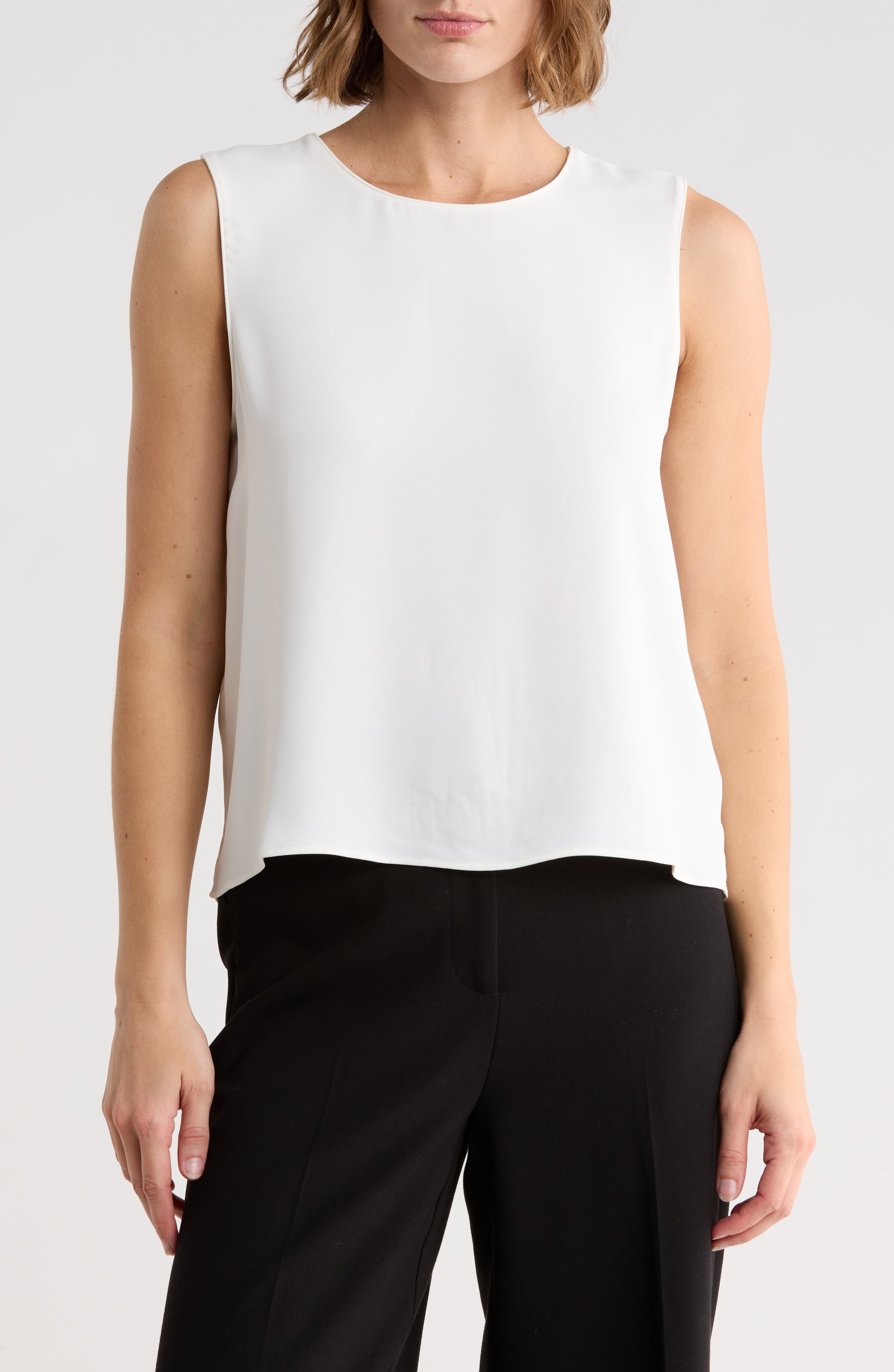 Crewneck Sleeveless Crop Top - image 3