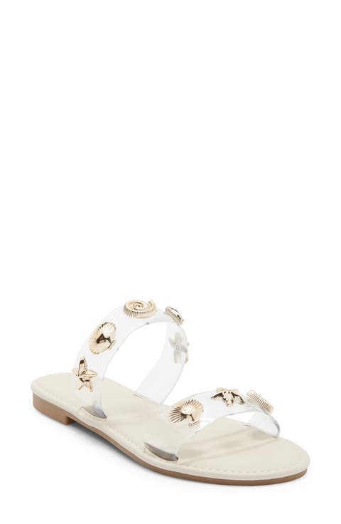 Aria Double Strap Slide Sandal (Women)