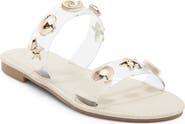 TOP MODA Aria Double Strap Slide Sandal