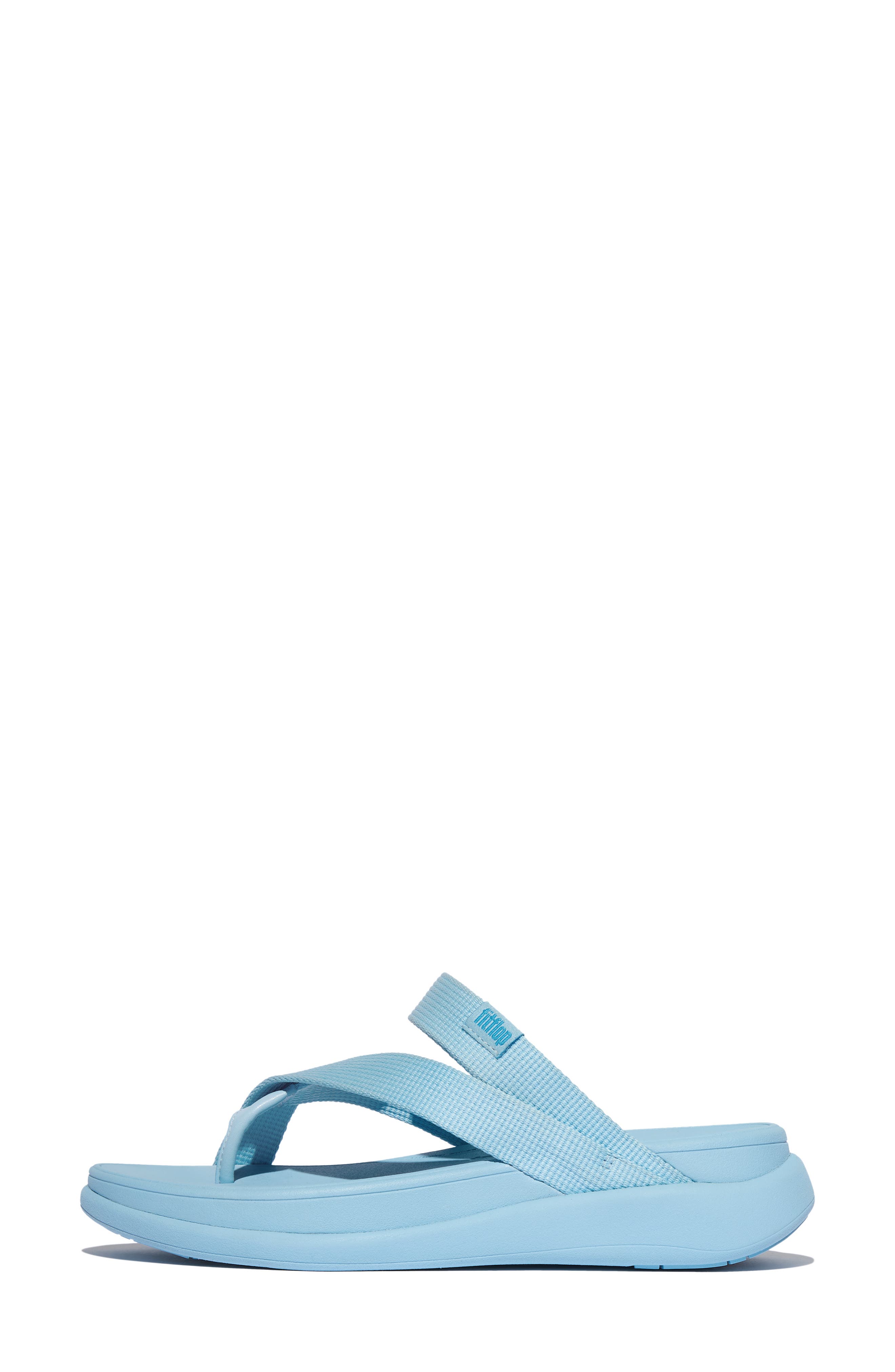 FitFlop Mode Go Webbed Flatform Sandal, Alternate, color, Bondi Blue