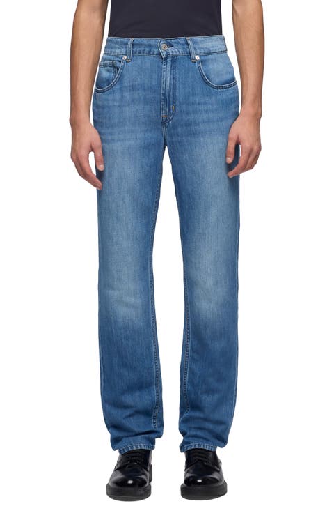 The Straight Cotton & Linen Jeans