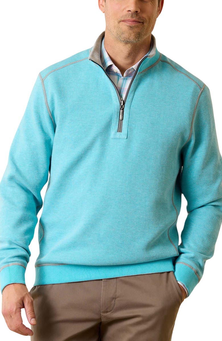 Tommy Bahama Flip Coast Reversible Half Zip Pullover, Alternate, color,