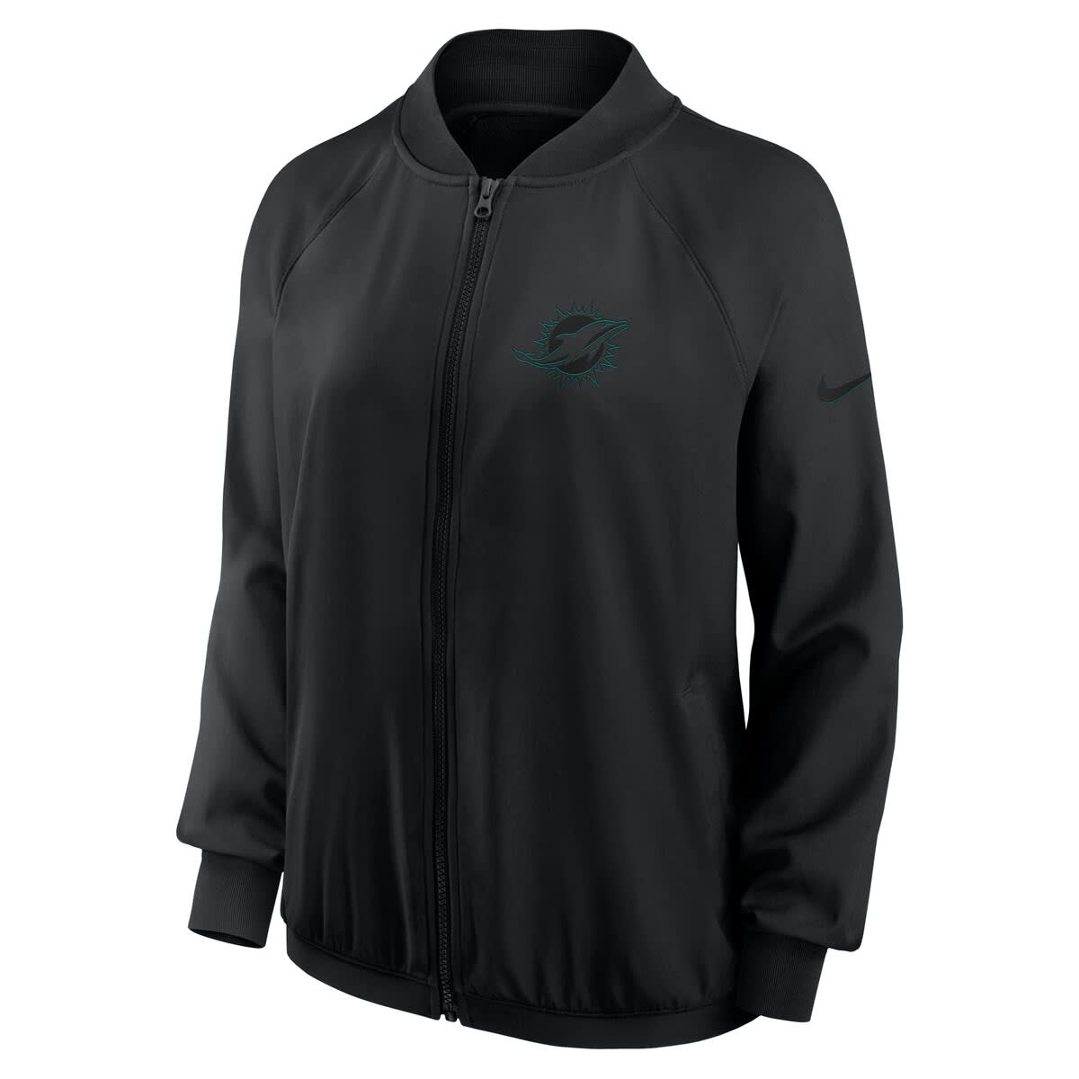 Women'sNike  Black Miami Dolphins Full-Zip Jacket - image 2