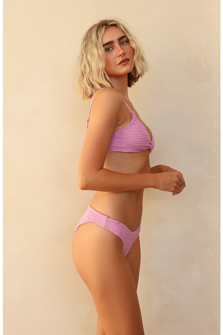 Nocturnal Cheeky Bikini Bottom, Alternate, color, Bloom