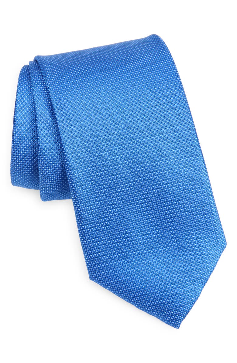 Ted Baker London Nuneaton Silk Blend Tie, Main, color, Royal