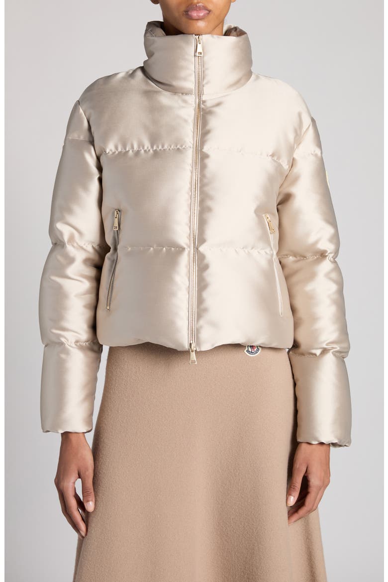 Bonnelles Down Puffer Jacket, Main, color, BEIGE