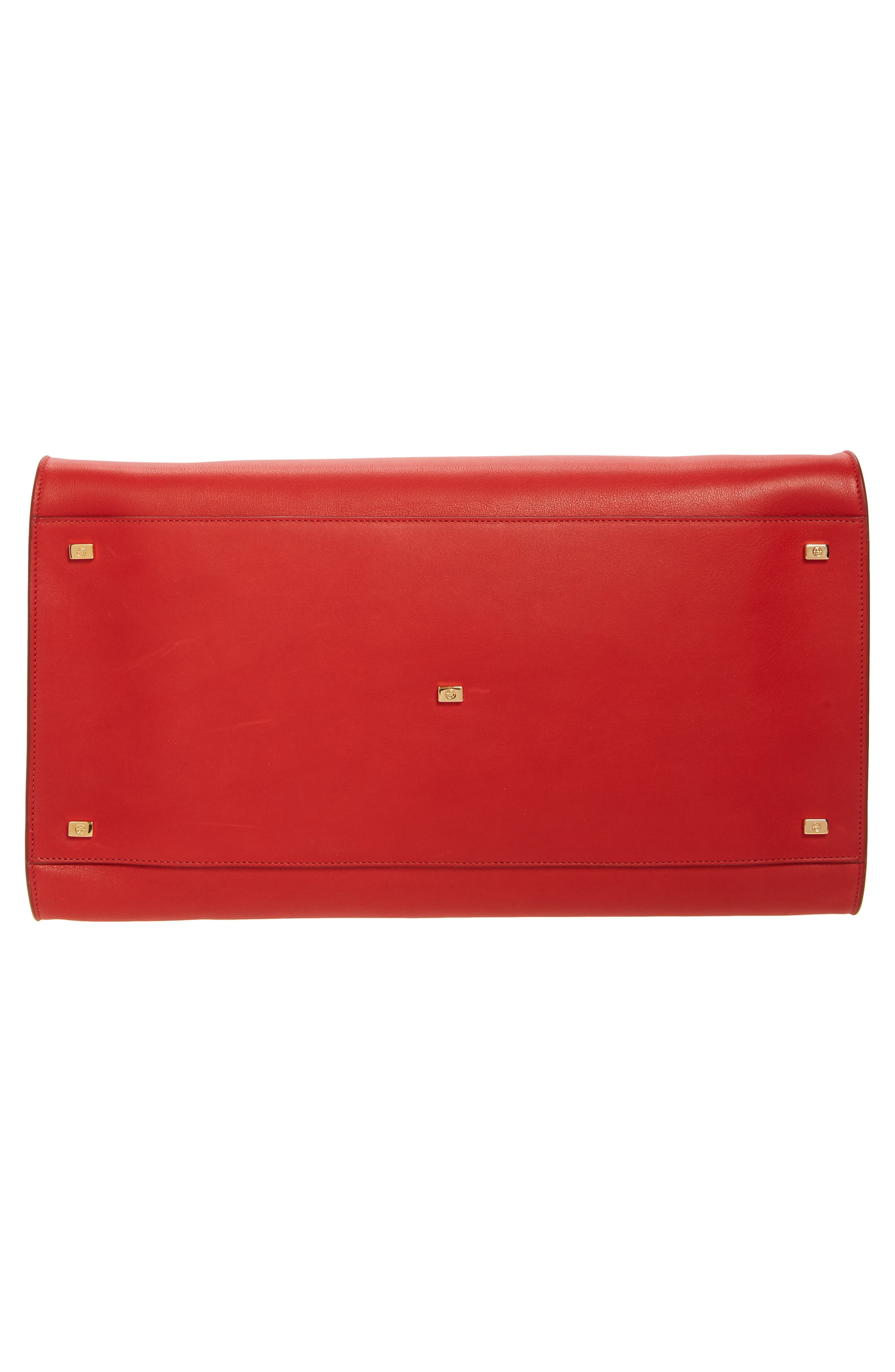 The Row Margaux 17 Leather Bag, Alternate, color, 
