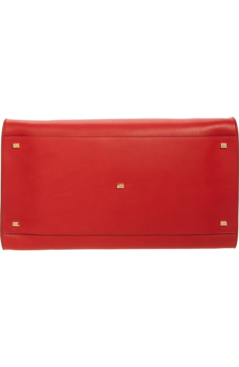 The Row Margaux 17 Leather Bag, Alternate, color,