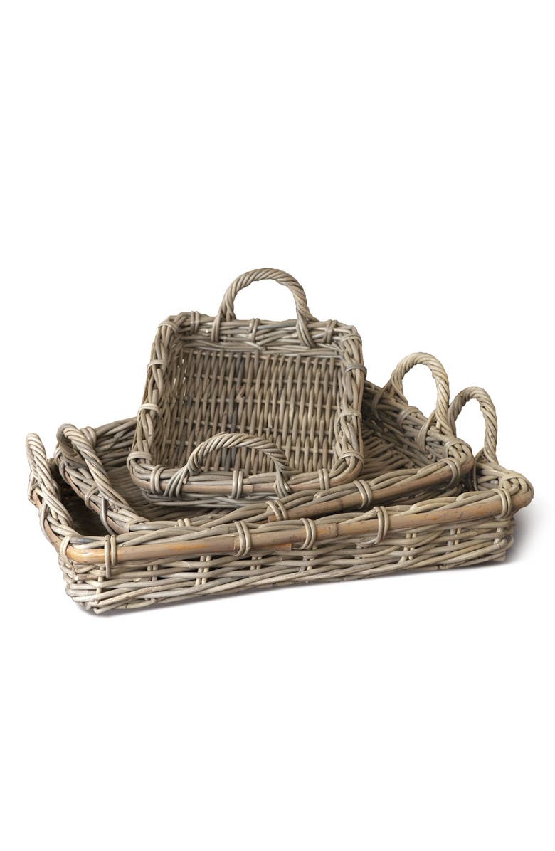 Napa Home & Garden Normandy Rectangular Serving Trays, Set Of 3, Main, color, 