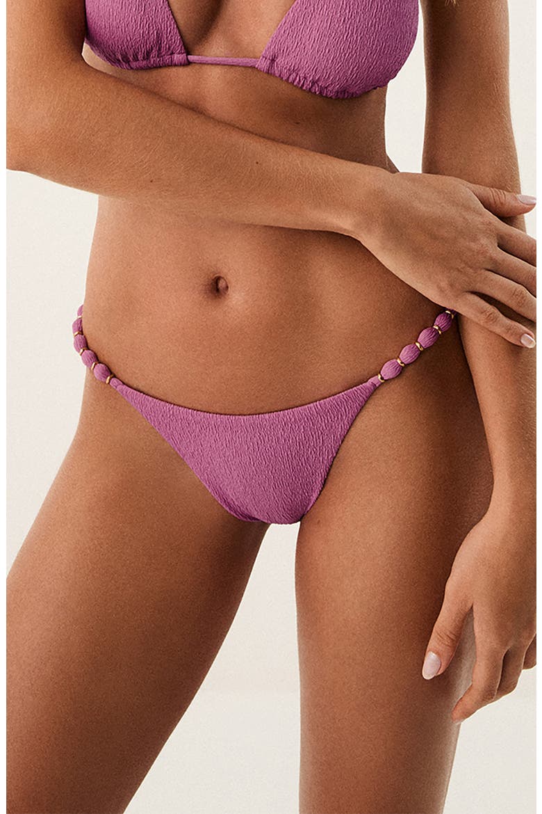 Beaded Bikini Bottoms, Main, color, PINK