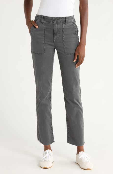 Madewell Garment Dyed Slim Straight Leg Utility Pants