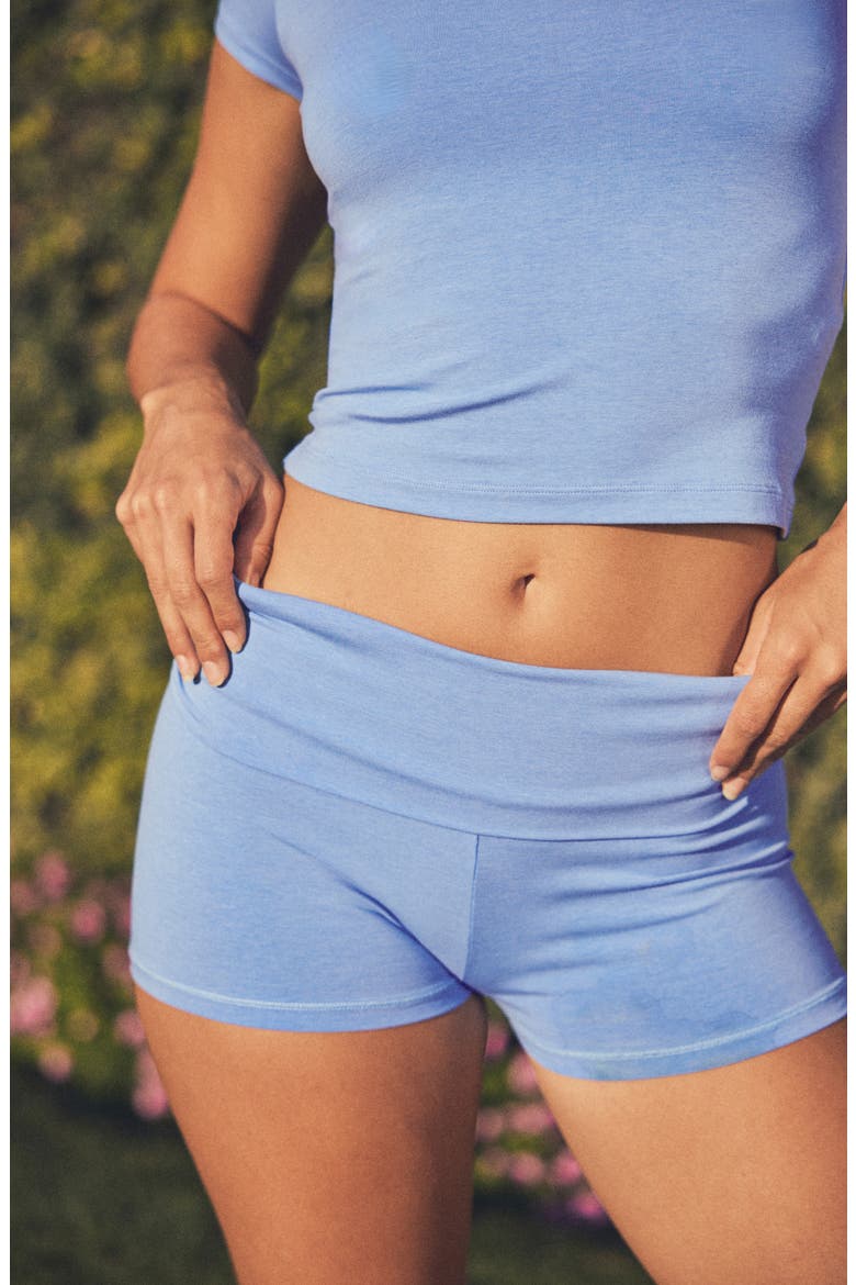 Fold Down Shorts, Alternate, color, PROVENCE