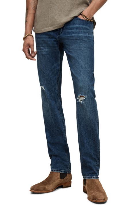 On sale John Varvatos mens blue jeans slim straight