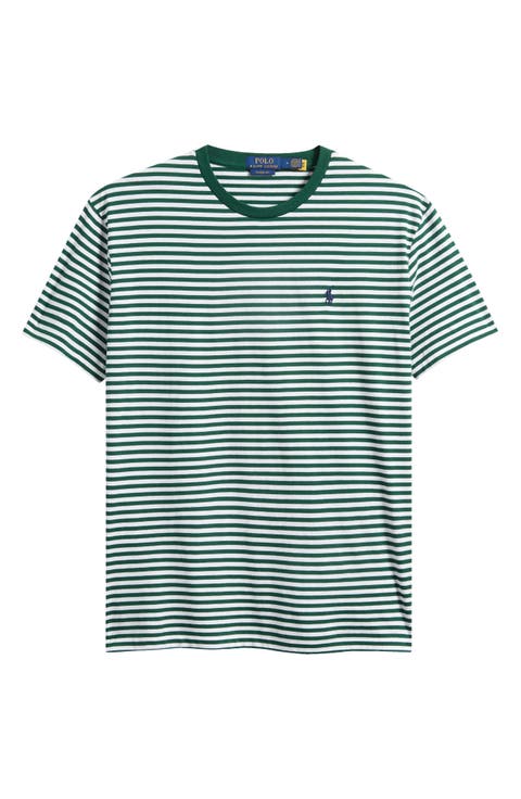 Classic Fit Stripe Cotton Jersey T-Shirt