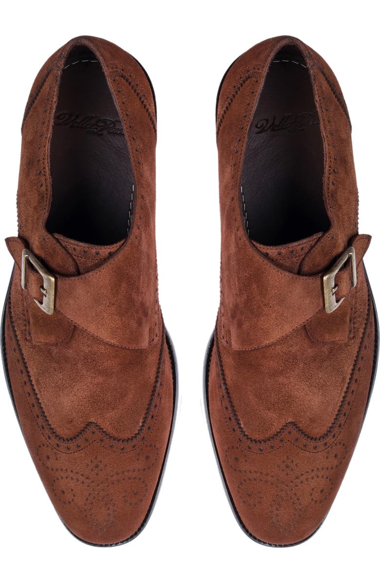 VELLAPAIS Clinton Wingtip Monk Strap Loafer, Alternate, color,