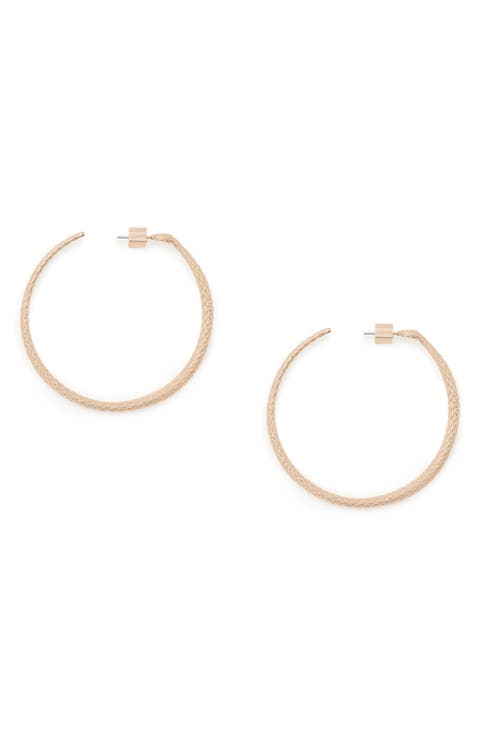 Serpent Hoop Earrings