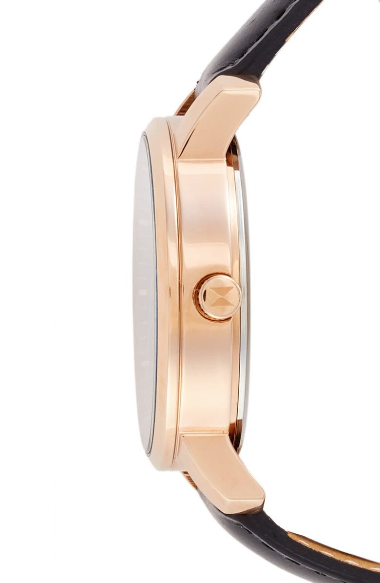 MVMT WATCHES MVMT Leather Strap Watch, 38mm, Alternate, color,