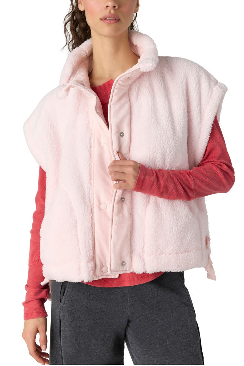FP Movement Scout It Out Fleece Vest, Main, color, PINK BLOSSOM
