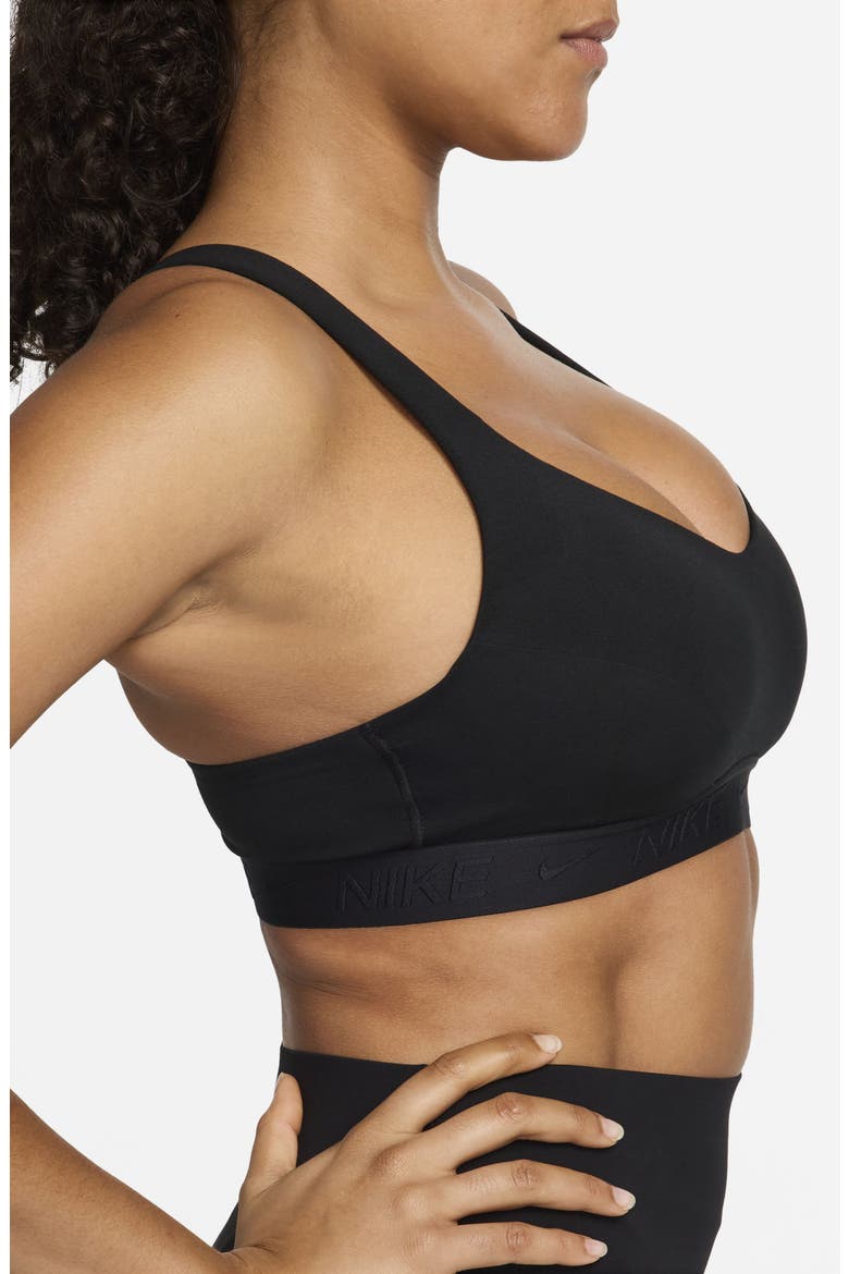 Indy Dri-FIT High Support Sports Bra, Alternate, color, BLACK/ BLACK/ BLACK