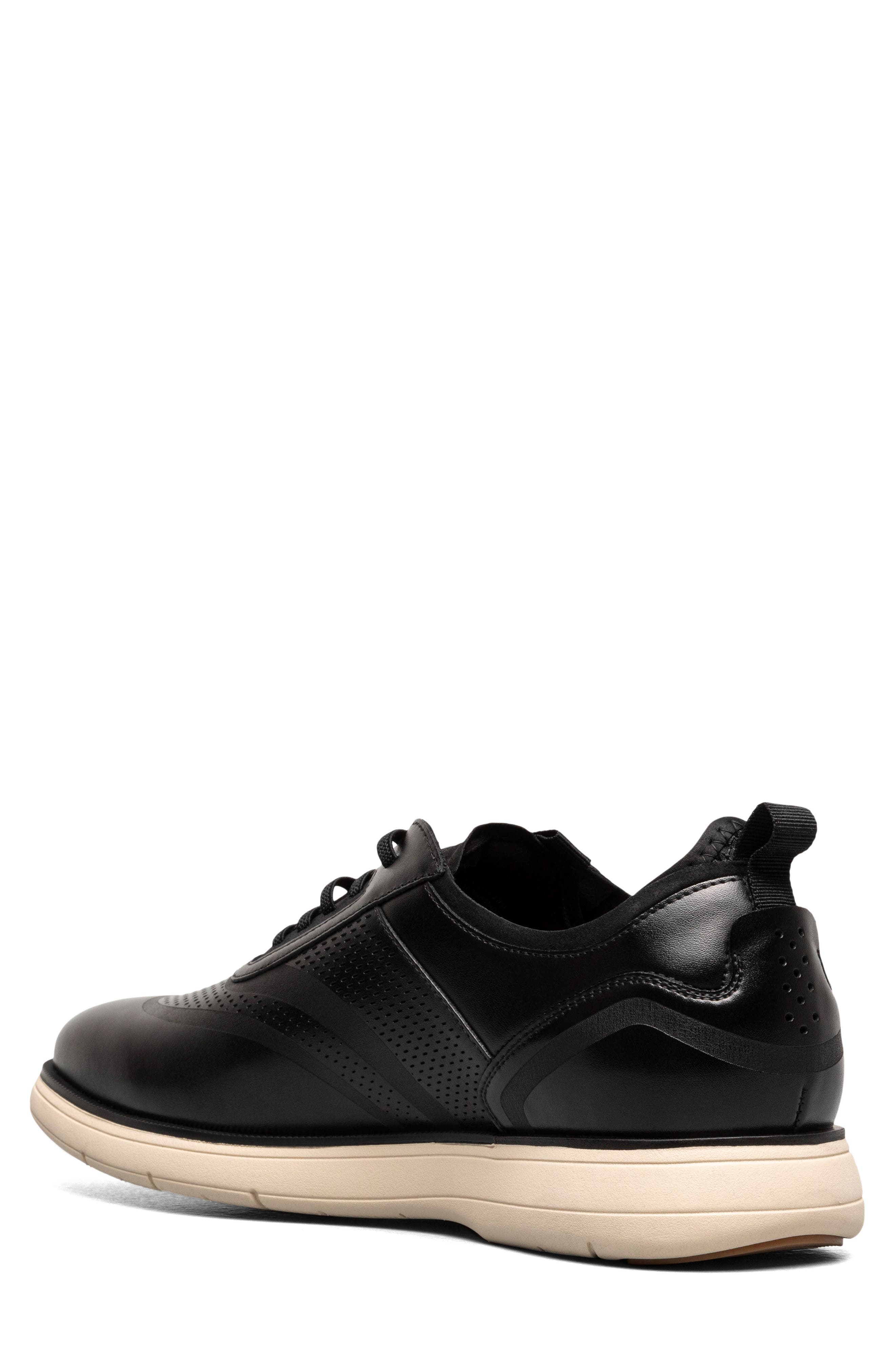Stacy Adams Edgewood Wingtip Sneaker, Alternate, color, Black