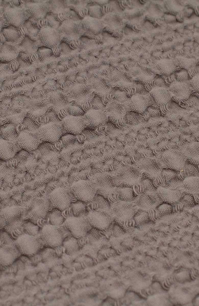 Woven & Weft Reversible Honeycomb Waffle Cotton Duvet & Sham Set, Alternate, color, Grey