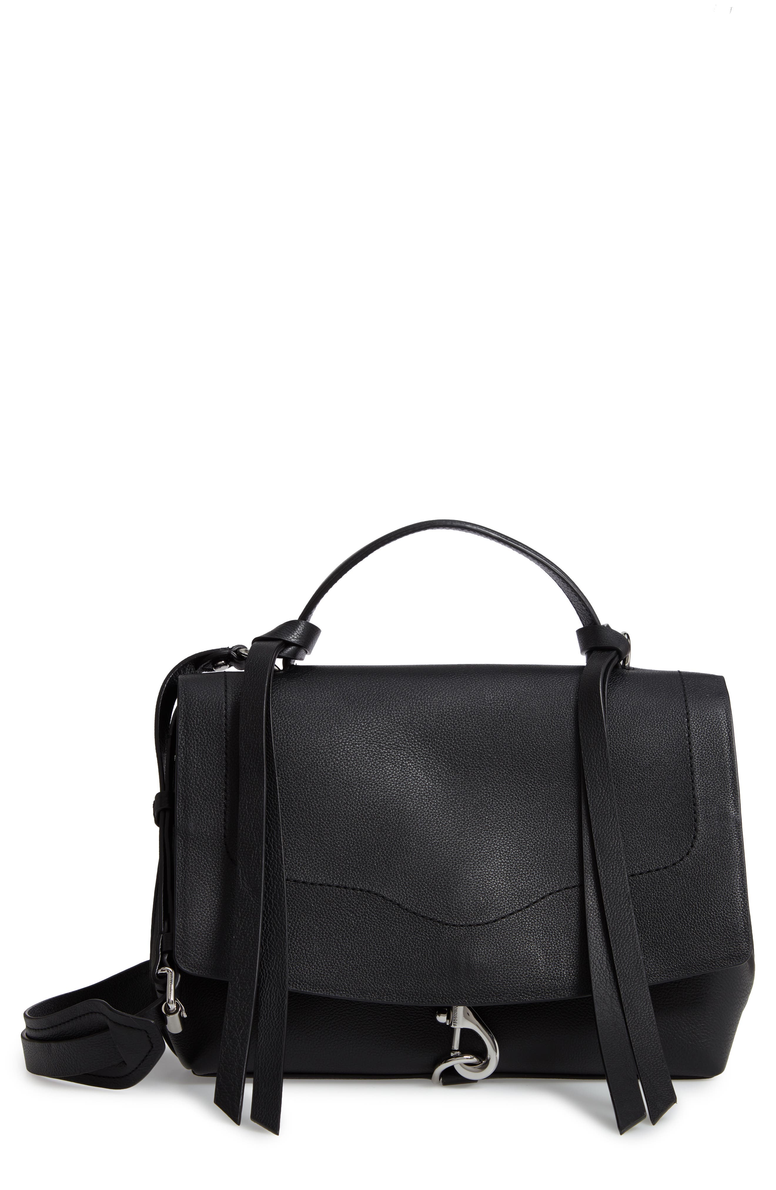 Rebecca Minkoff Stella Leather Satchel, Main, color, 