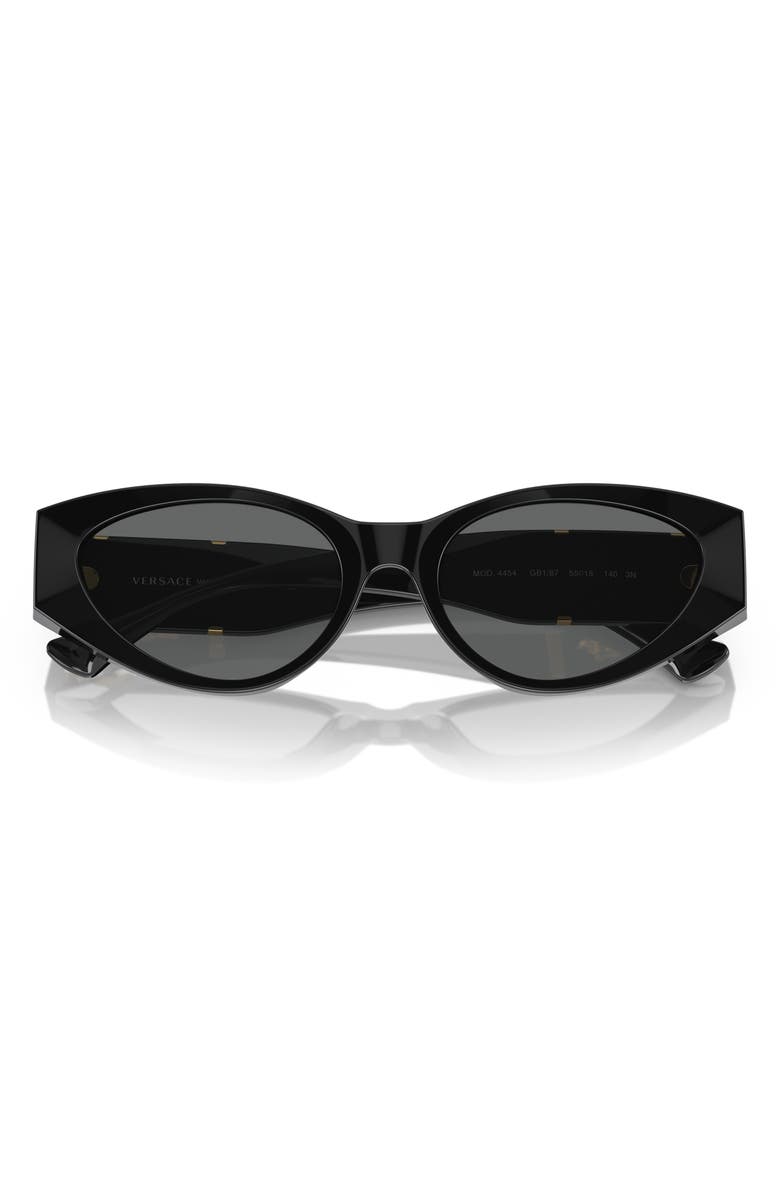 Versace 55mm Cat Eye Sunglasses, Alternate, color, 