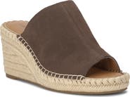 Lucky Brand Cabriah Espadrille Platform Wedge Slide Sandal