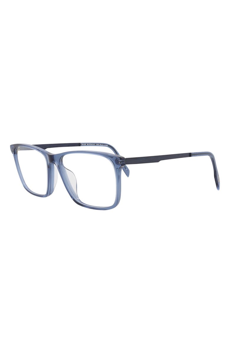 Maui Jim Core Optical 56mm Rectangular Reading Glasses, Alternate, color, Blue Blue Transparent