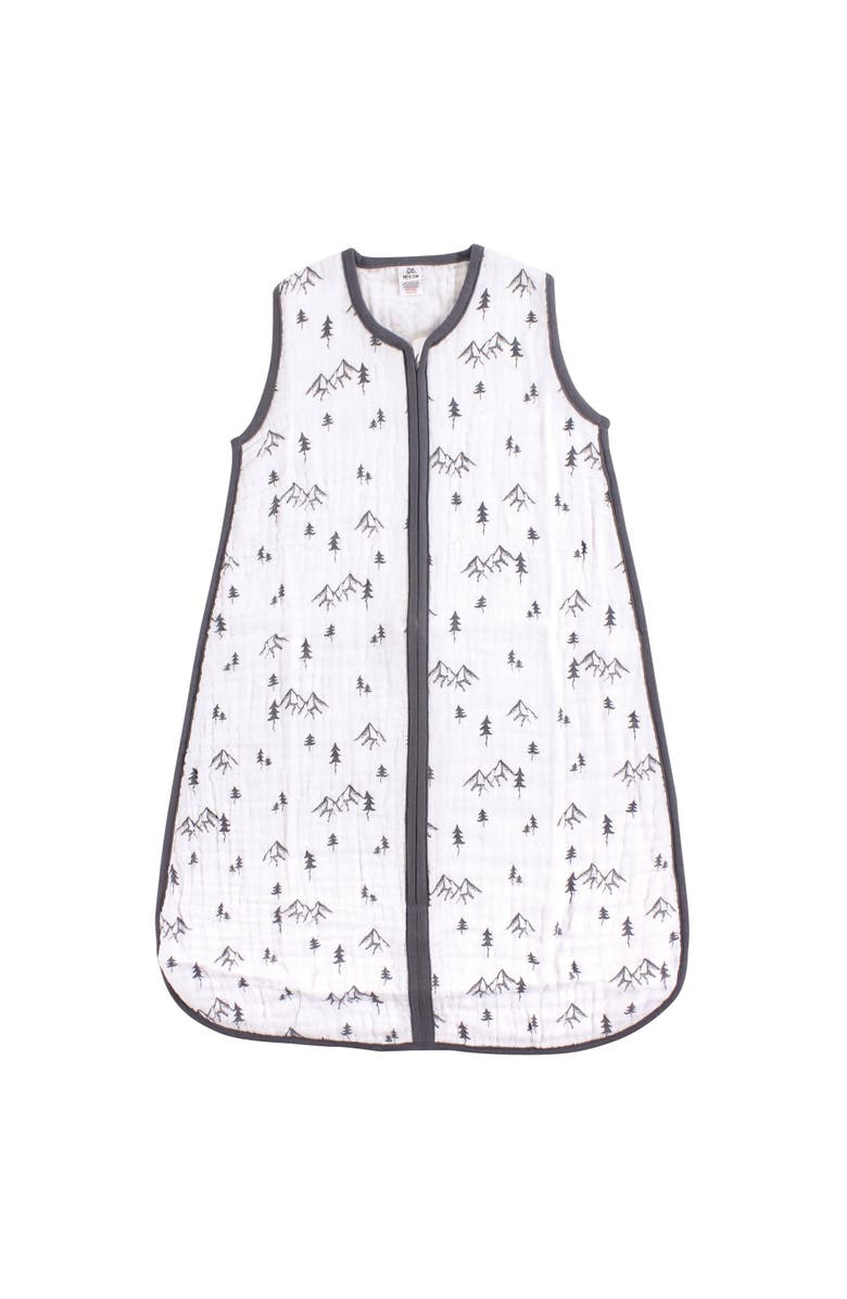 Yoga Sprout Sleeveless Muslin Cotton Wearable Blanket, Main, color, Mountain Range