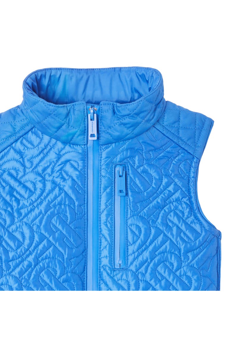 Burberry Kids' Giaden TB Monogram Quilted Vest, Alternate, color,