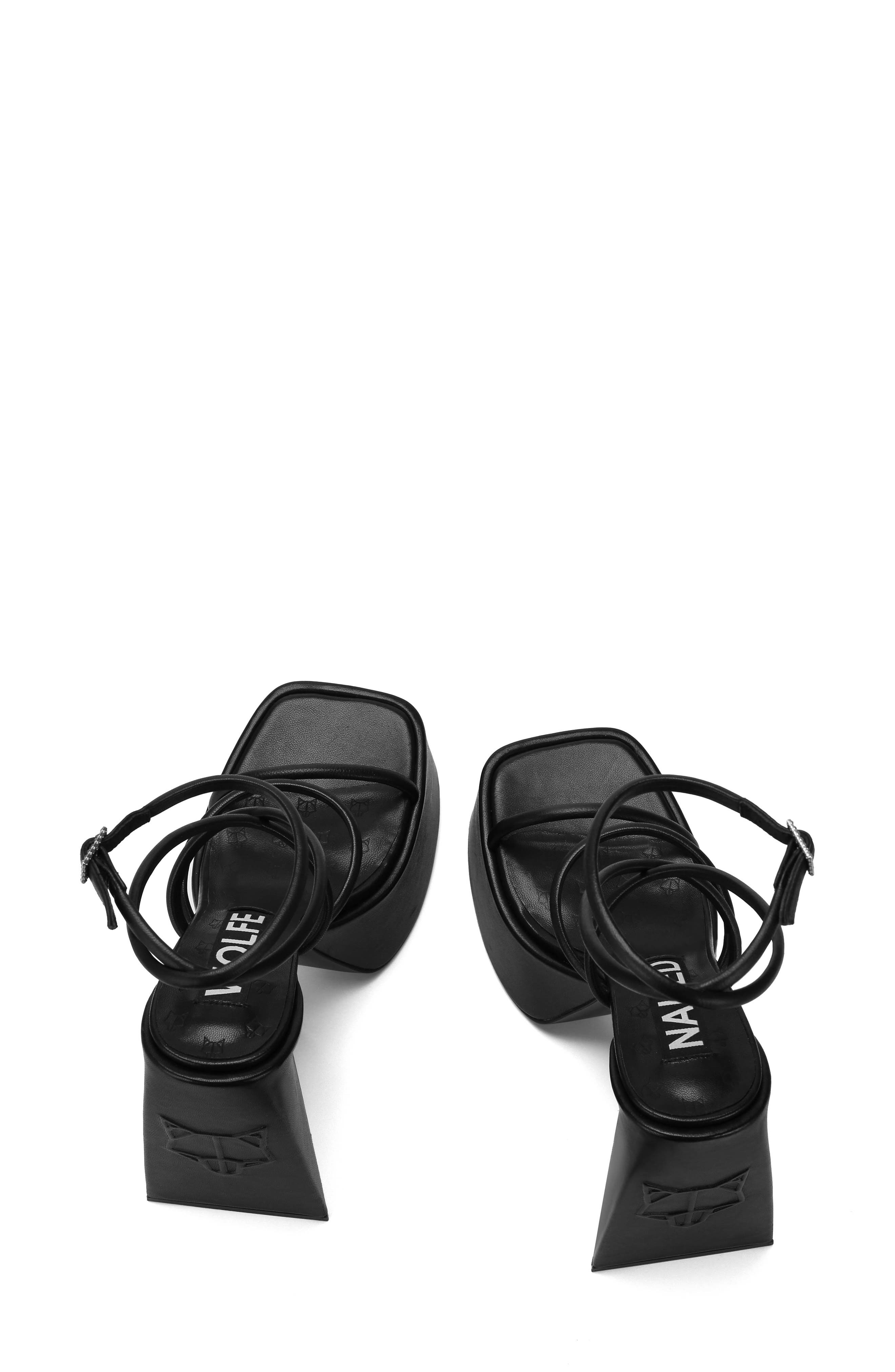 Naked Wolfe Angel Ankle Strap Platform Sandal, Alternate, color, 