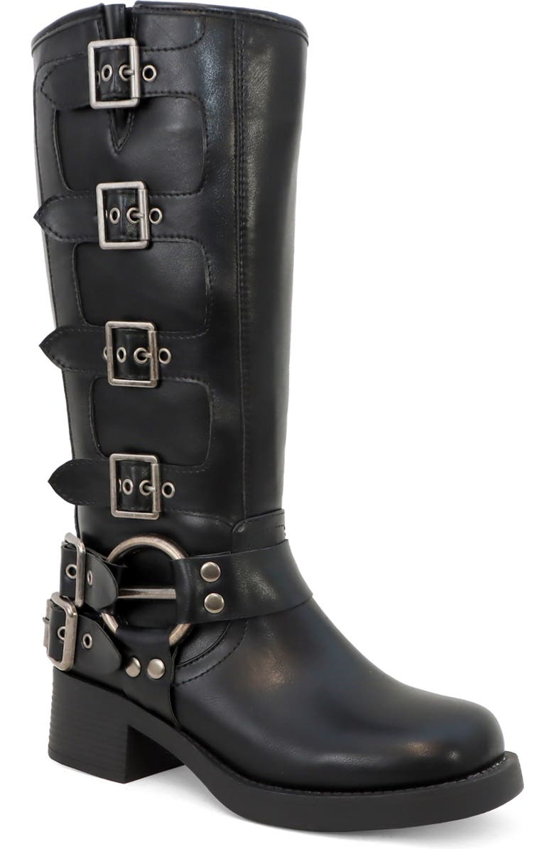 YOKI Sarki Buckle Boot, Main, color, Black