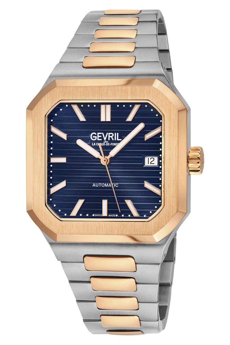 Grand Concourse Bracelet Watch, 40mm, Main, color, TWO TONE SS/ IPRG