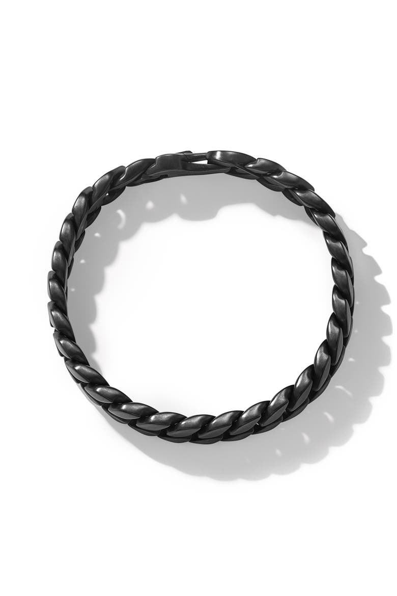 Black Titanium Curb Chain Bracelet, Alternate, color, BLACK TITANIUM