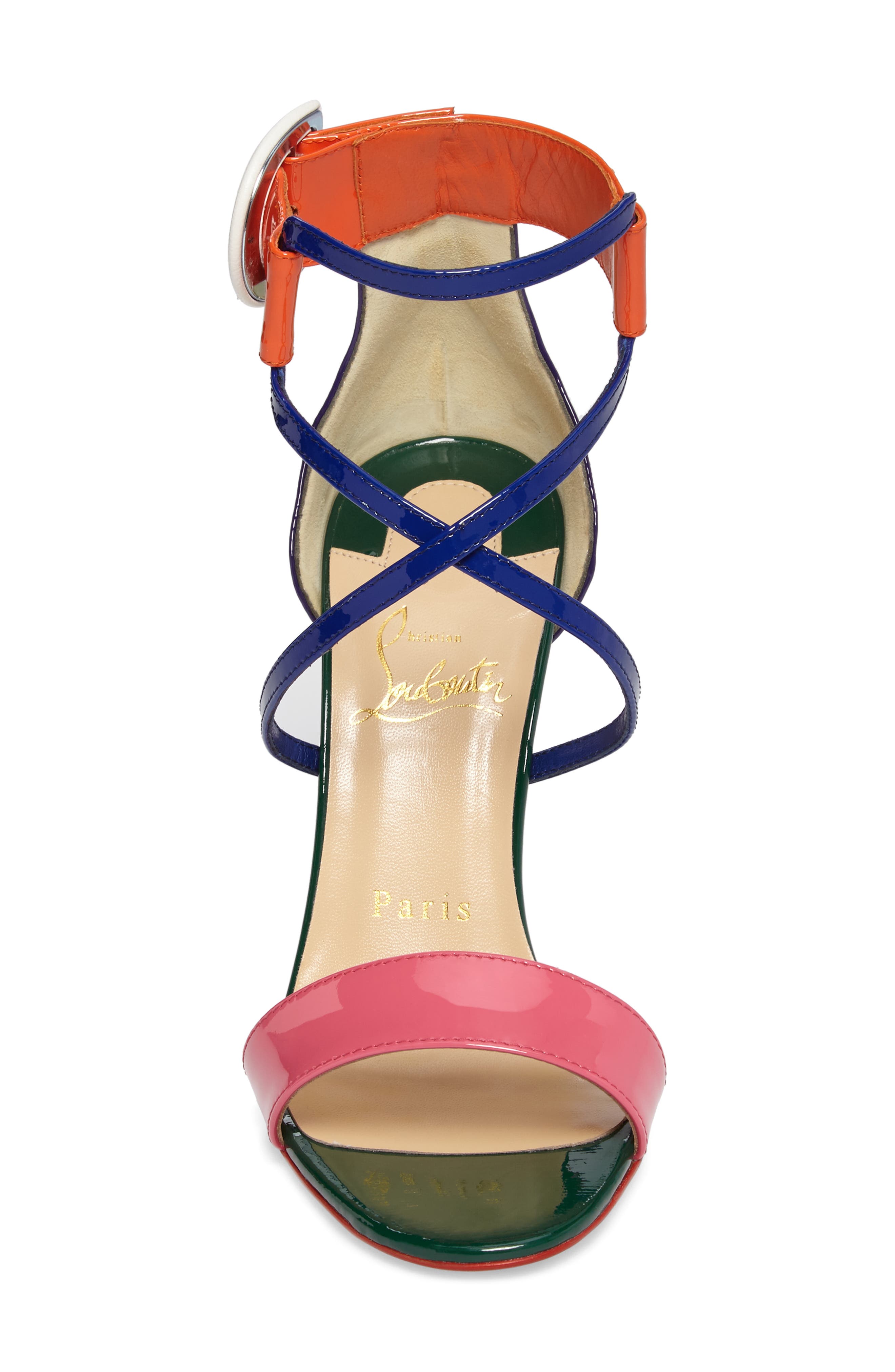 Choca Criss Sandal, Alternate, color, PINK/BLUE MULTI