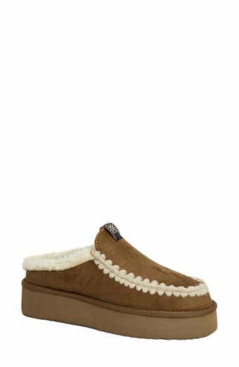 Trinity Faux Suede Clog