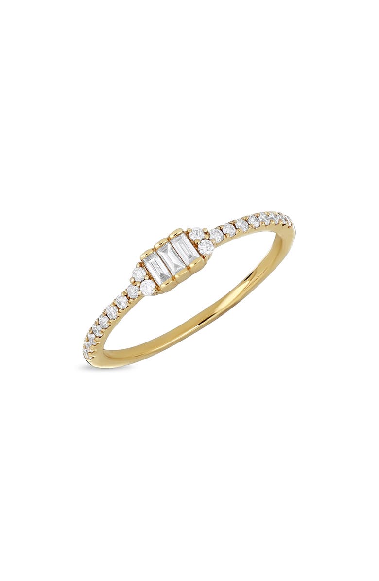 Bony Levy Gatsby Diamond Stacking Ring, Main, color, 18K Yellow Gold