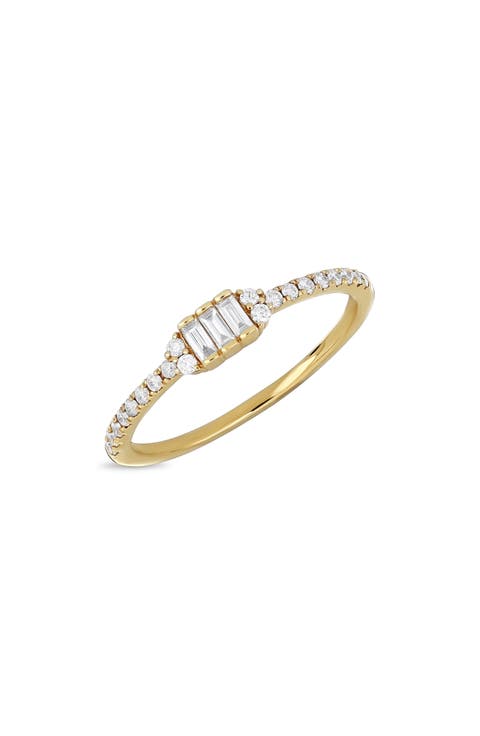 Gatsby Diamond Stacking Ring