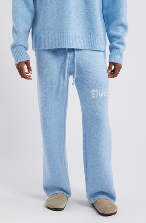 Intarsia Logo Baggy Sweatpants